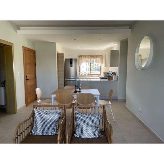 Квартира 2-комнатная 1+1 в Пунта-Кана (Баваро) площадь 64м², изображение 6