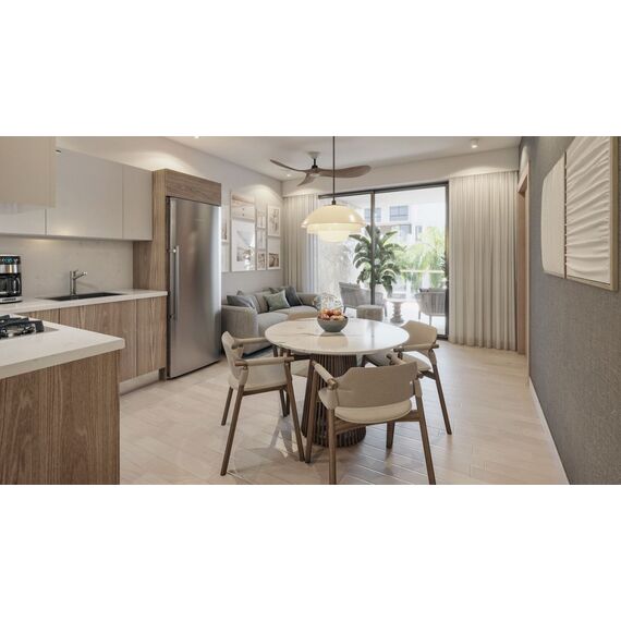 Квартира 2-комнатная 1+1 в Пунта-Кана (Баваро) площадь 60м², изображение 15