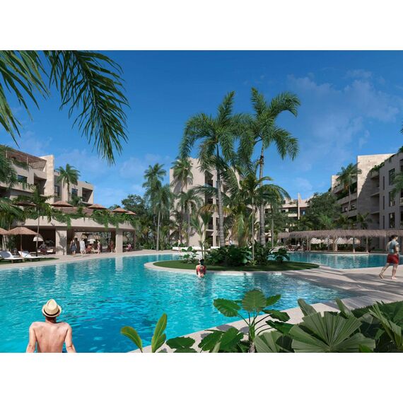 Apartment 2-room 1+1 in Punta Cana (Punta Cana) Dominican Republic area 62m² , 16 image