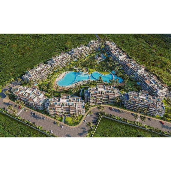 Квартира 2-комнатная 1+1 в Пунта-Кана (Баваро) площадь 64м², изображение 9