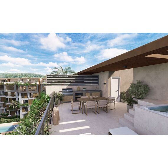 Apartment 2-room 1+1 in Punta Cana (Punta Cana) Dominican Republic area 65m², 9 image