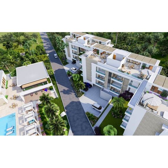 Apartment 3-room 2+1 in Cabarete (Cabarete) Dominican Republic area 140m², 9 image