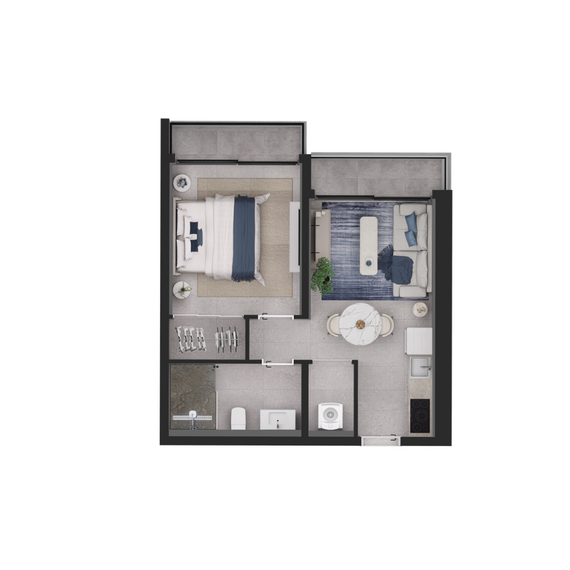 Квартира 2-комнатная 1+1 в Пунта-Кана (Пунта-Кана) площадь 53м², изображение 18