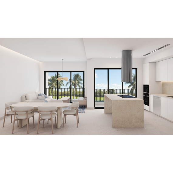 Квартира 2-комнатная 1+1 в Пунта-Кана (Пунта-Кана) площадь 53м², изображение 2