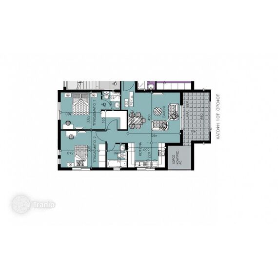 Квартира 2-комнатная 1+1 в Ларнаке площадь 91м², изображение 18
