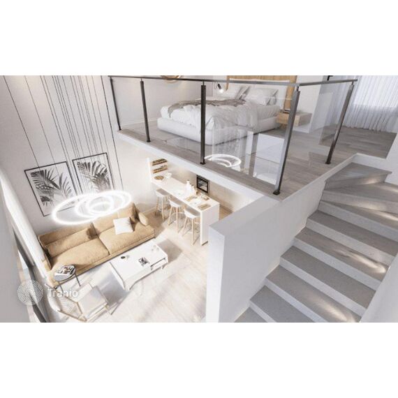 Квартира 2-комнатная 1+1 в центре Кирении площадь 78м²
