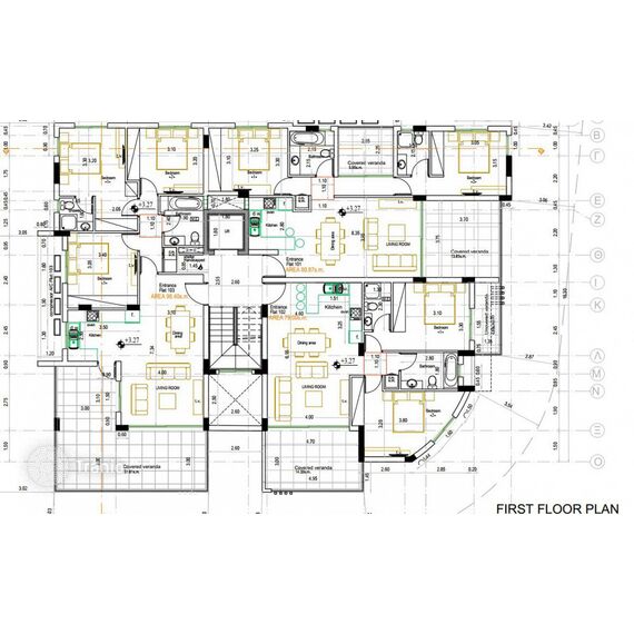 Apartment 2-room 1+1 in Larnaca Cyprus area 81m² , 7 image