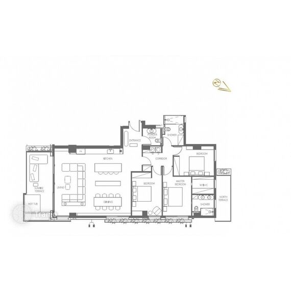 Квартира 1-комнатная 2+1 в Лимассоле (Лимассол (центр)) площадь 219м², изображение 7