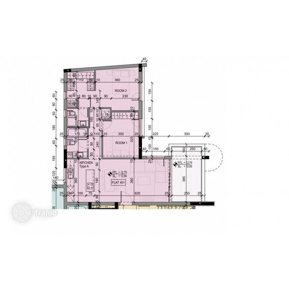 Apartment 1-room 1+1 in Larnaca Cyprus area 114m² , 3 image