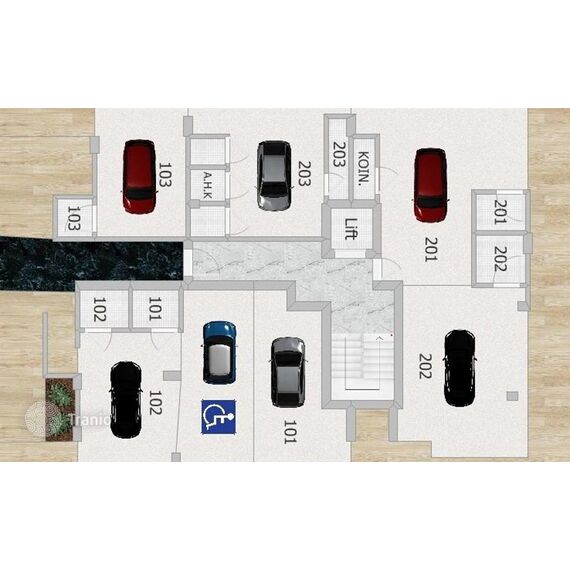 Apartment 2-room 1+1 in Kiti (Kiti) Cyprus area 75m² , 7 image