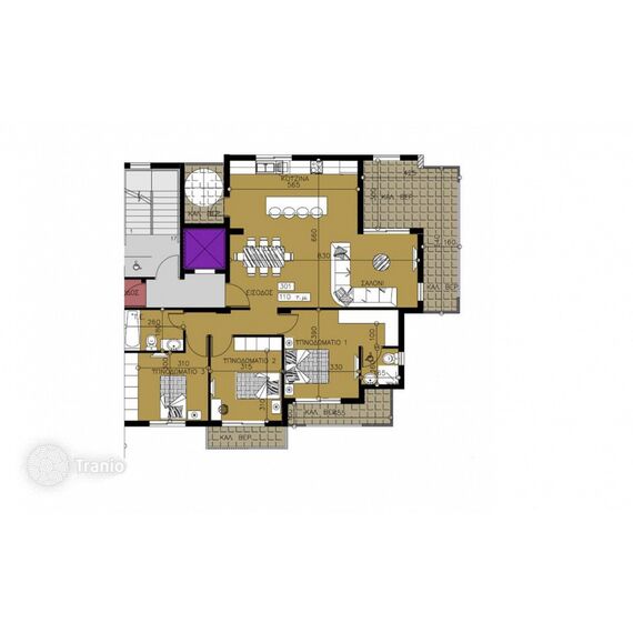 Apartment 1-room 2+1 in Larnaca Cyprus area 217m² , 6 image
