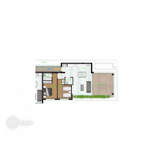 Квартира 1-комнатная 1+1 в Ларнаке площадь 122м², изображение 8