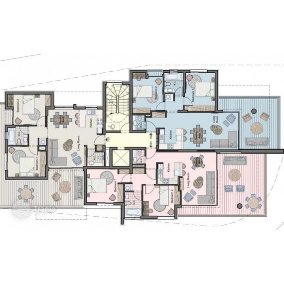 Квартира 1-комнатная 2+1 в Лимассоле (Лимассол (центр)) площадь 205м², изображение 2